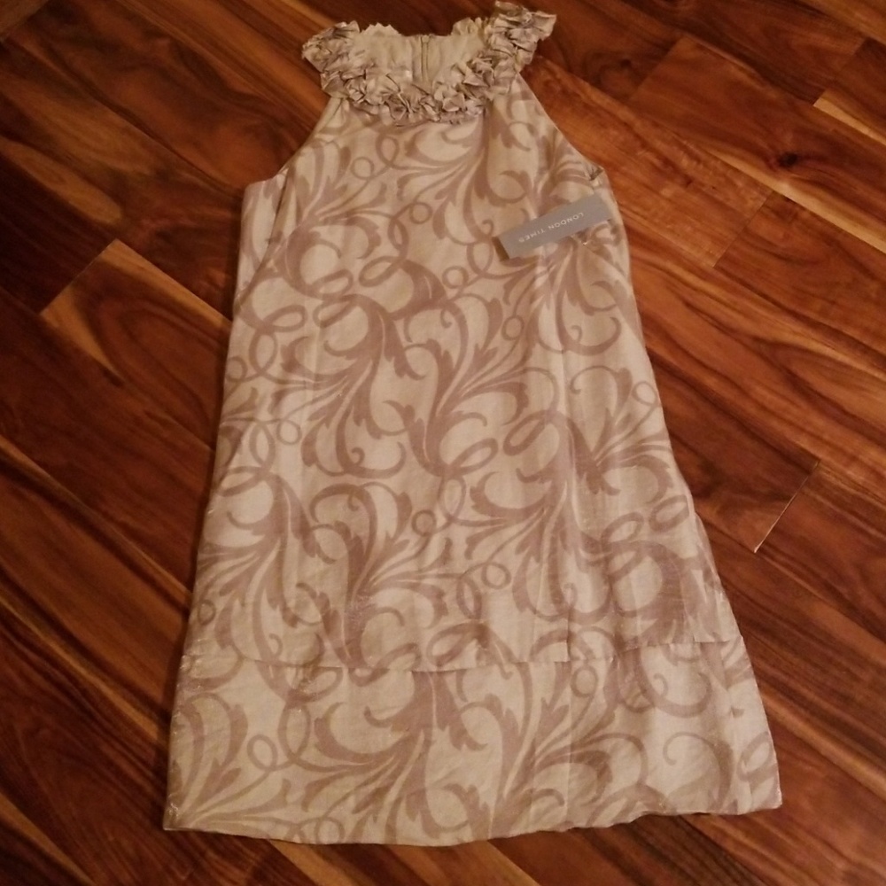 Grey shimmery dress